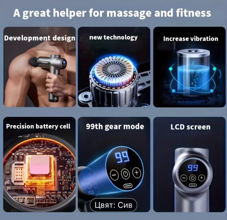 Професионален масажор леново Ленти за повдигане и usb maska