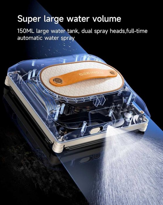 Робот за почистване на прозорци с двойна водна струя 6000Pa