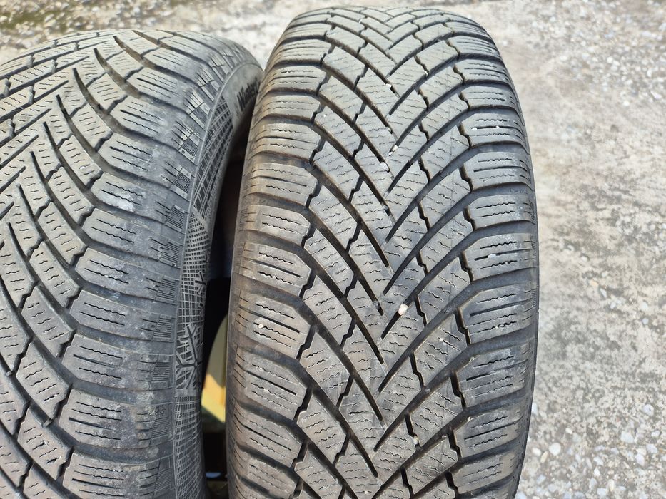2бр зимни гуми Континентал 205-55-16/ 2020г/ 5.2мм грайфер/