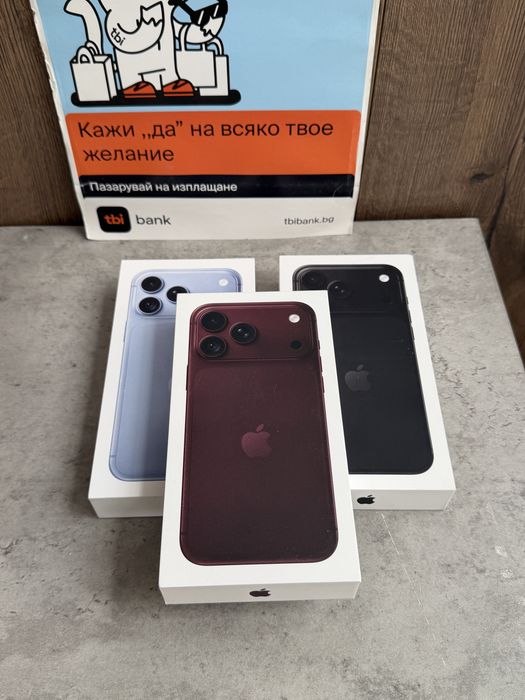512GB!•Phone 18 Pro Max / Burgundy/Black/Glacier/Silver НАЛИЧЕН * ЛИЗИНГ TBI
