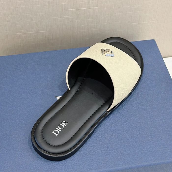 CD Slide Beige/White