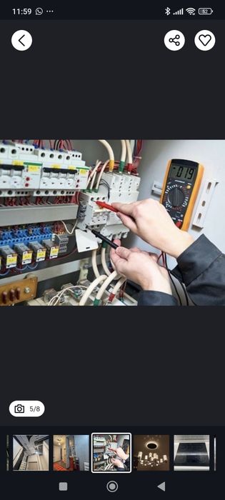 Услуги электрика, замена и установка люстр и т.д, монтаж высоковольтны