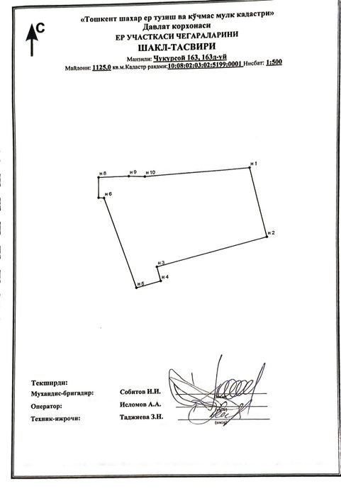 Участок в Чукурсае