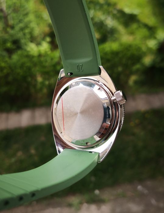 Ceas automatic Seiko Mod Slim Turtle Prospex Diver's curea  FKM