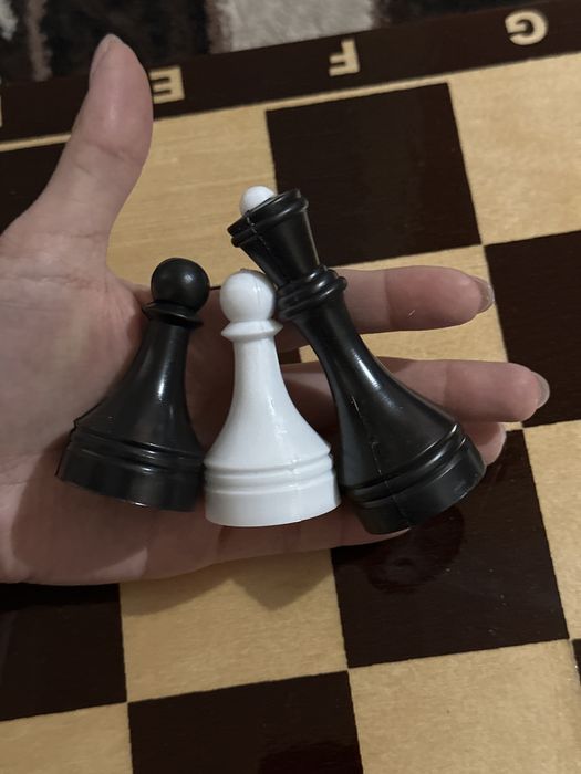 Новые Качественные Шахматы комплект с фигурами, доска с кромкой 54х54