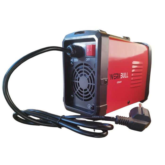 НЕМСКИ Инверторен Електрожен 400А WerkBull с дисплей и куфар + Подарък