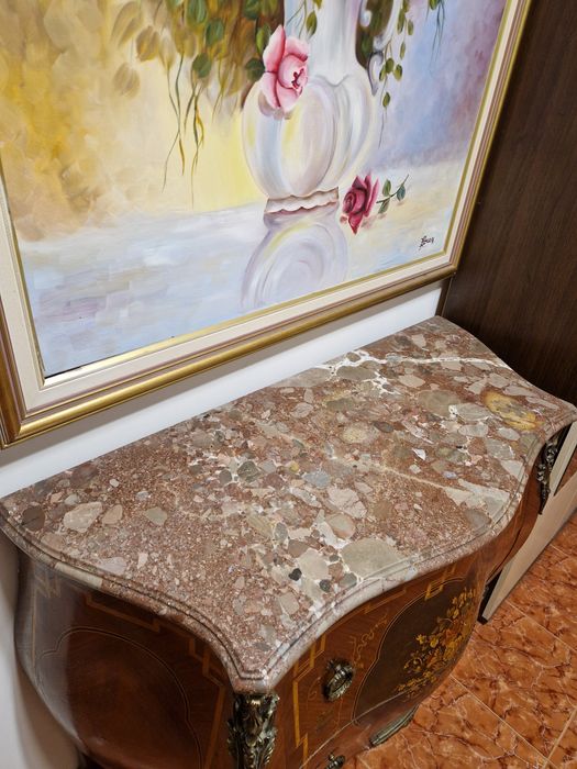 Страхотен антикварен френски скрин шкаф