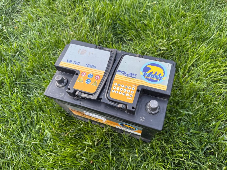 Baterie Acumulator Auto Polar Technik Baren 12V 70ah 750A AGM, stare perfecta de functionare