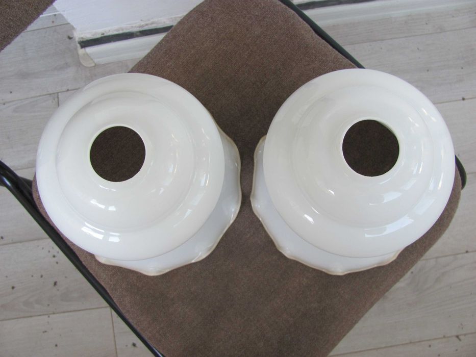 2 броя еднакви стъкла за 2 единични абажура