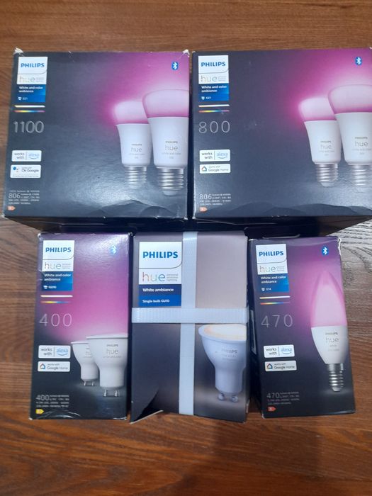 Philips Hue White end color.ambiance și White ambiance