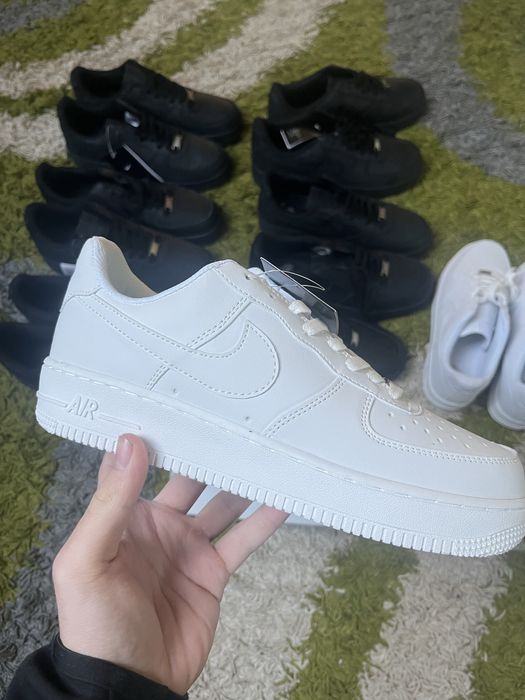 Nike Air Force 1 Alb/Negru NOU PREMIUM
