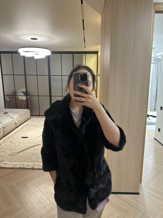 Шуба норка натуральная
