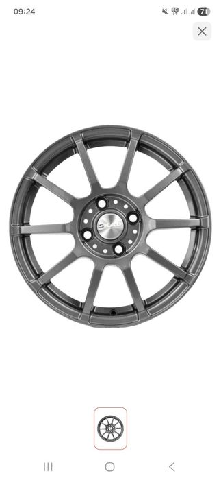 Диски с шинами титановый