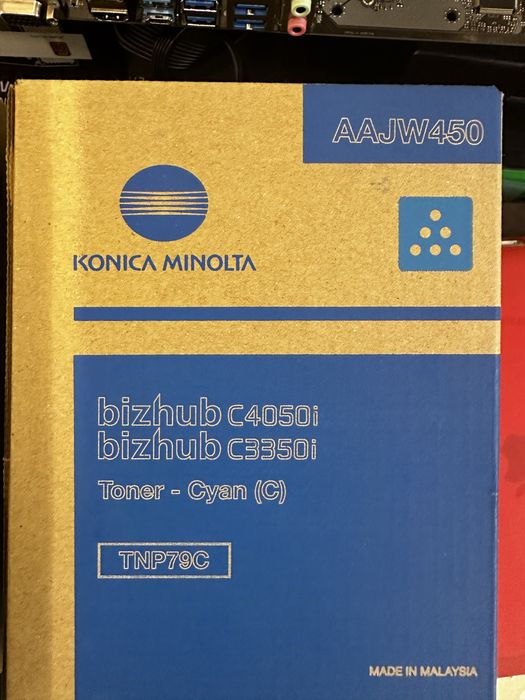 Tonere original CMY BK pentru bizhub 3350i / 4050i set complet