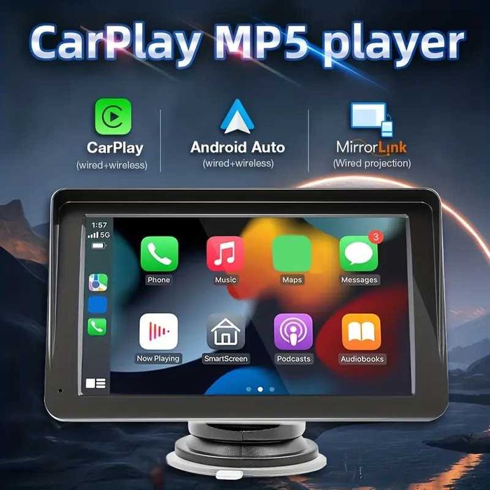 Универсална преносима мултимедия навигация 7 инча за кола