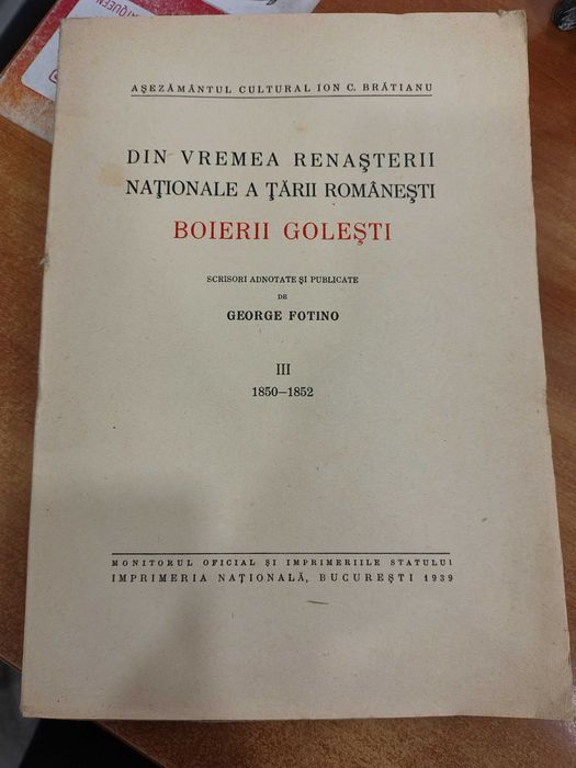 Carte "Boierii Golești" 4 vol