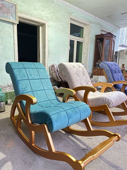 НОВИНКА! 2024 Кресло мягкая качалка из первых рук для дома и офиса