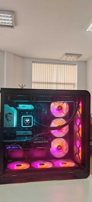 Супер Геймърско PC Ryzen 5 9600X/32Gb 6000 Kingston/1TB SSD/MSI RTX 5060/WiFi&BT/Гаранция