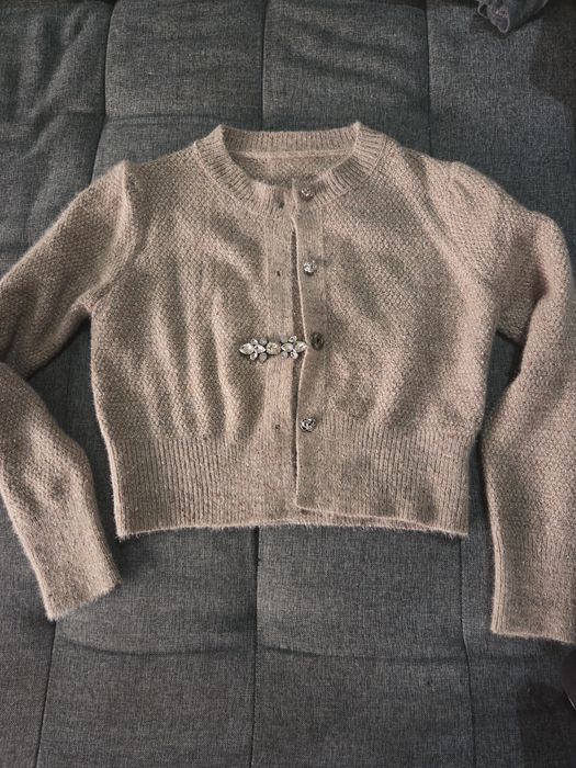 Къси жилетки бежова и синя Avin пола