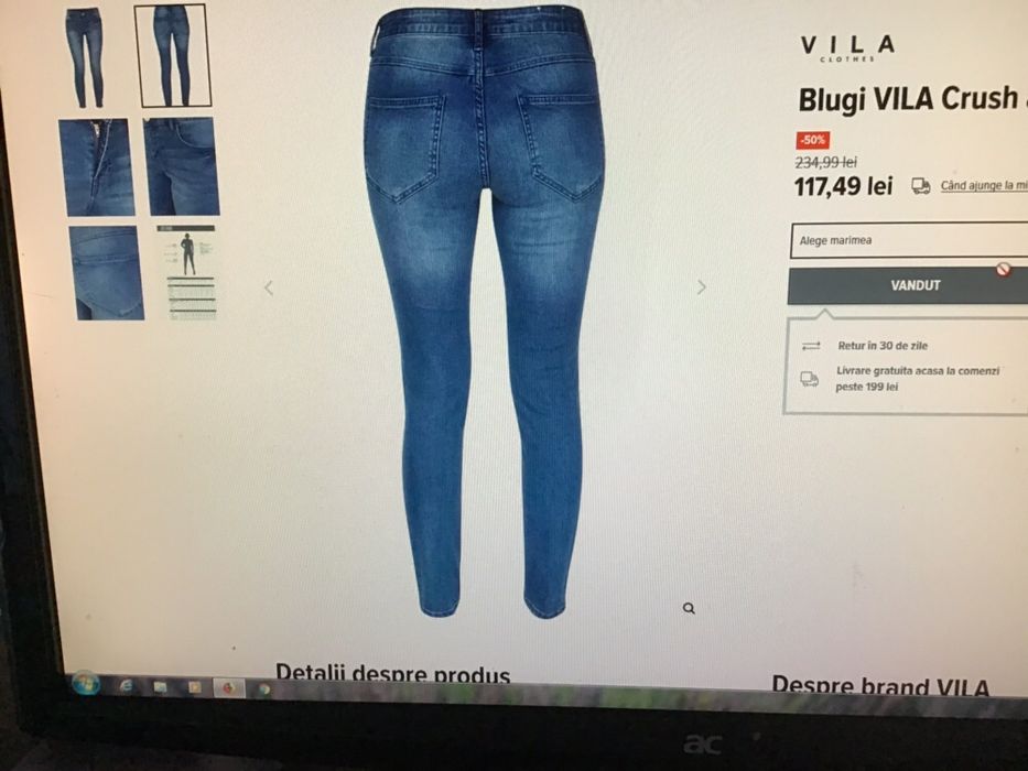 Jeans Villa ,marimea 31,noi cu eticheta