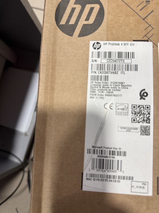 Vand unitate hp prodesk 4sff g1i sigilata core5 ultra 235 16gb ddr5 51