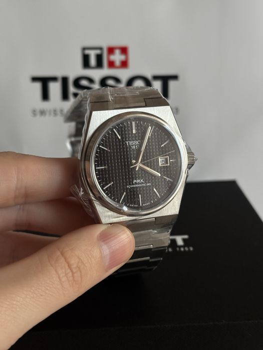 Часы Tissot PRX черные новые