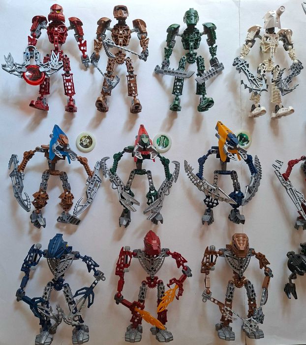 Lego Bionicle Toa Metru Hordika Rahkshi Visorak Vahki Bohrok Kal