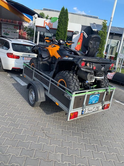 Inchiriez / transport remorca 65 ron pentru marfa-moto-platfotma atv