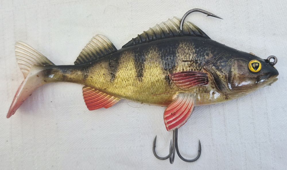 Swimbait Fox Rage Ultra-Realistic Perch Repicant, biban realistic, 14cm, 45gr.