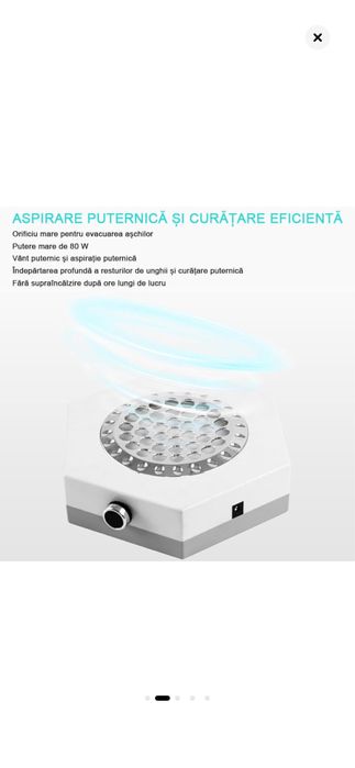 Aspirator de praf de unghii