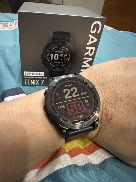 GARMIN FENIX 7 Sapphire Solar