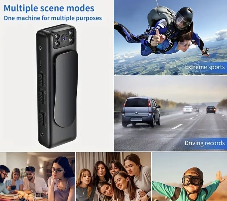 Карманная носимая видеокамера