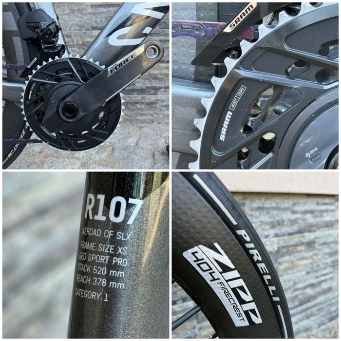 Шосеен карбонов велосипед Canyon AXS SRAM FORCE размер: 28/XS