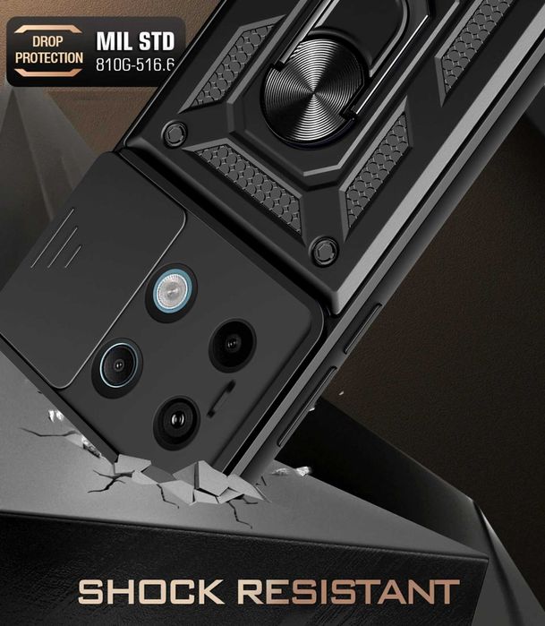 Xiaomi Redmi Note 13 / Note 13 Pro Удароустойчив Кейс Защитена Камера