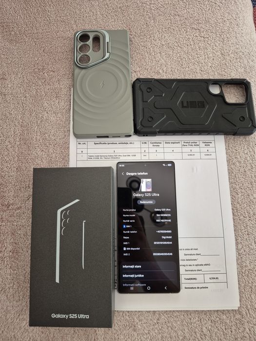 Samsung S25 Ultra ca NOU 512GB schimb/vând
