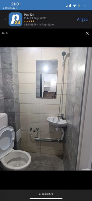 Garsoniera de inchiriat bloc nou