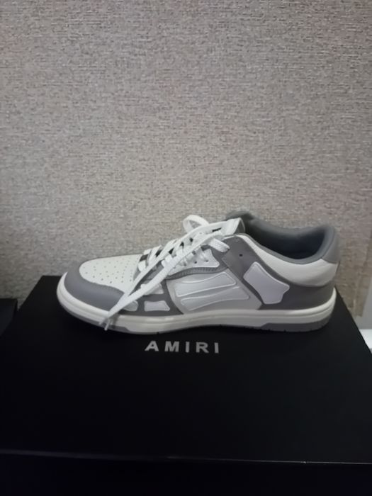 Amiri skeleton low grey