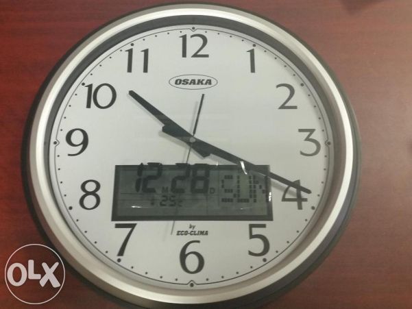 ТОП ОФЕРТА 65лв.! Стенен часовник OSAKA ЕCO-3164