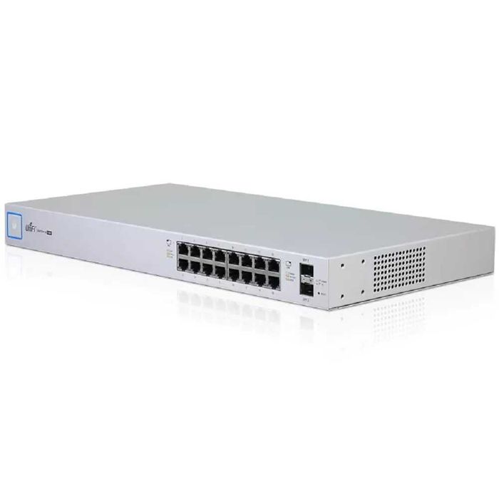 Switch PoE Ubiquiti UniFi US-16-150W – 16x GbE PoE+, 2x SFP, managed, rackabil