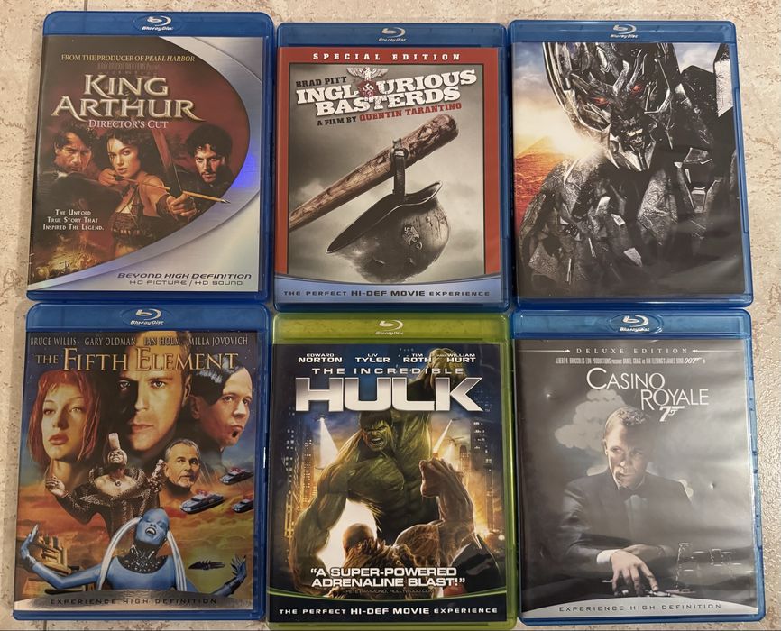 Филми на блу-рей (Blu-ray) с БГ субтитри (и без БГ субтитри)