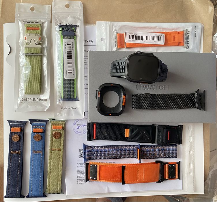 Apple watch ultra 2 titanium milanese loop