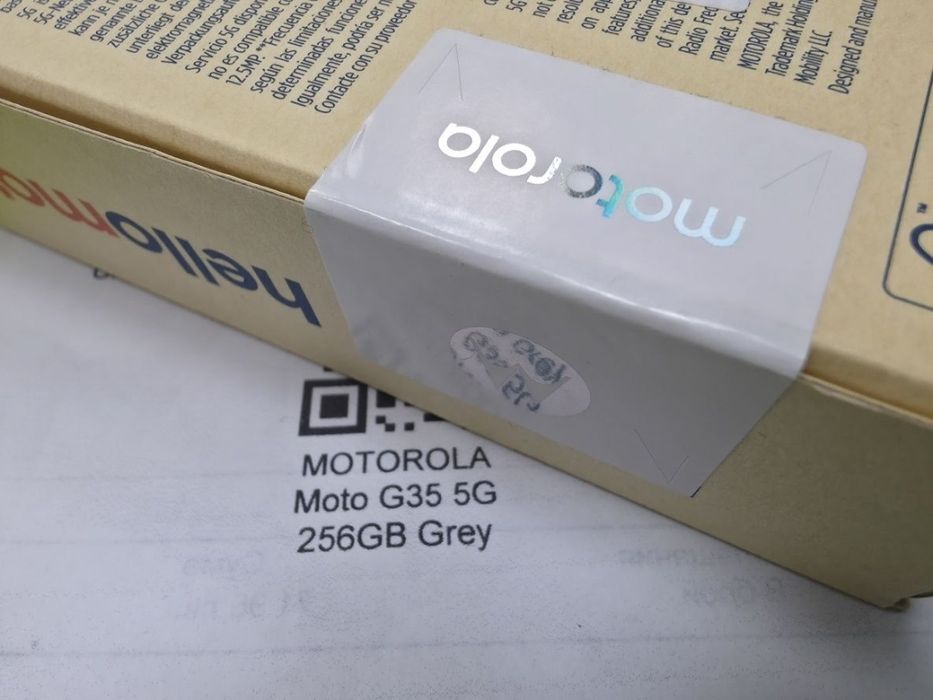ЗАПЕЧАТАН 256GB Motorola g35 5G Гаранция от Yettel до 2028 Black