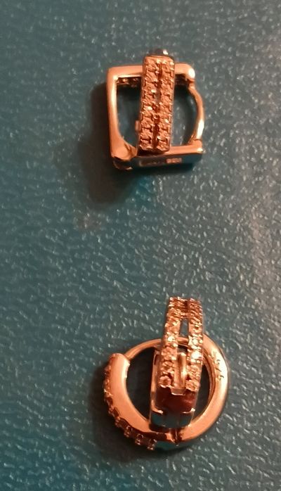 Детские серебряные серьги 925