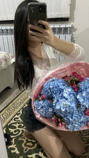 Цветы гортензий свежий