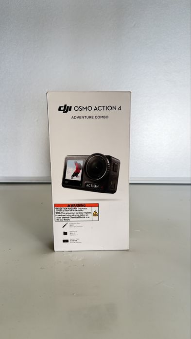 Camera DJI Osmo Action 4 Adventure Combo – Ca Nouă, Set Complet