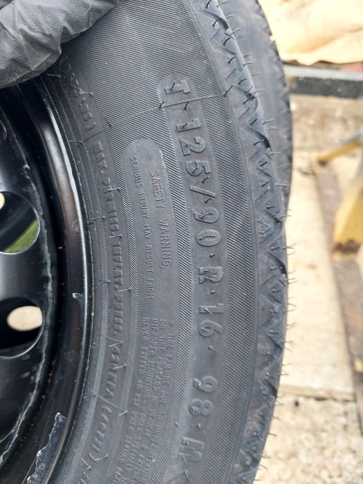 Мерцедес 16" Резервна джанта с гума тип патерица