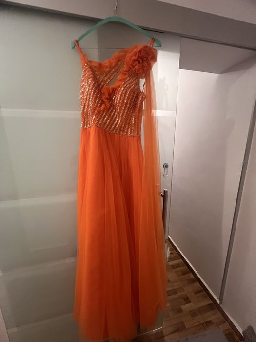 Rochie eleganta portocaliu