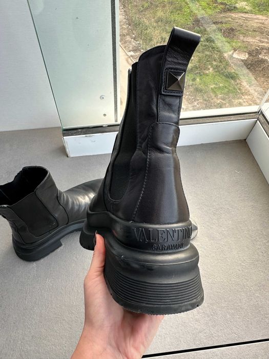 Ghete de dama Valentino 35/36 din piele naturala