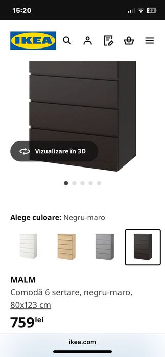 Comodă Malm ikea