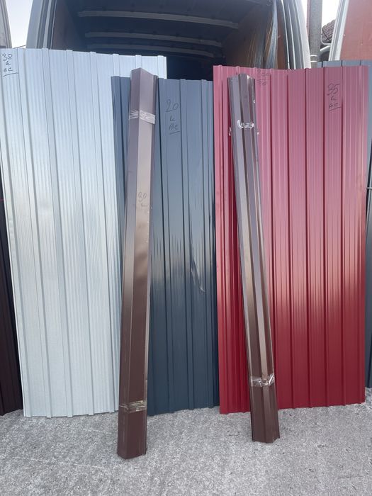 Tablă cutata colorata oferta 20 lei bucata